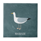 Cute Seagull Name Tegeltje (Voorkant)