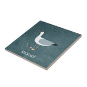 Cute Seagull Name Tegeltje (Zijkant)