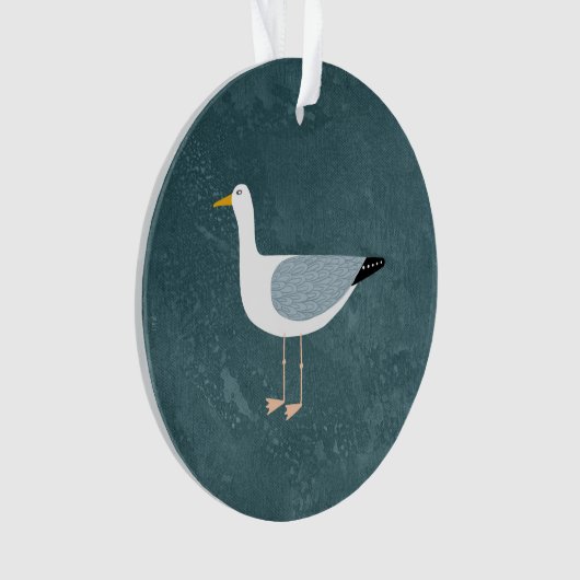 Cute Seagull Ornament (voorkant)