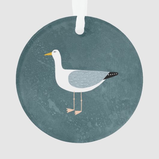 Cute Seagull Ornament (achterkant)