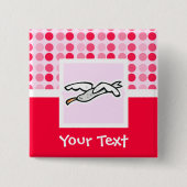 Cute Seagull Vierkante Button 5,1 Cm (Voorkant)