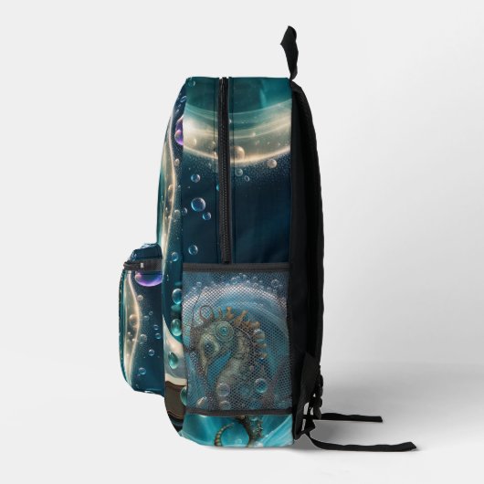 Cute seahorse bedrukte rugzak (Rechts)