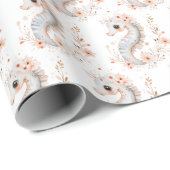 Cute Seahorse Cadeaupapier (Rol Hoek)