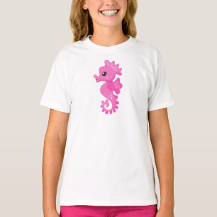 Cute Seahorse, Little Seahorse, Pink Seahorse T-shirt