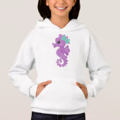 Cute Seahorse, Paarse Seahorse, Ribbon, sterren (Voorkant)