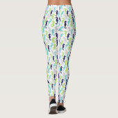 Cute Seahorse Pattern Leggings (Achterkant)