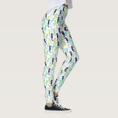 Cute Seahorse Pattern Leggings (Rechts)