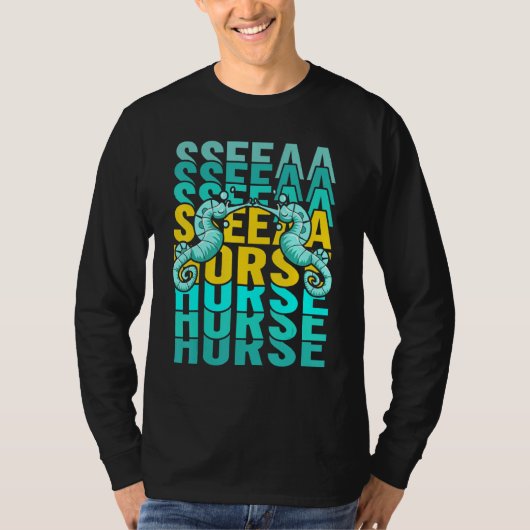 Cute Seahorse T-shirt (Voorkant)