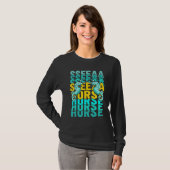 Cute Seahorse T-shirt (Voorkant volledig)