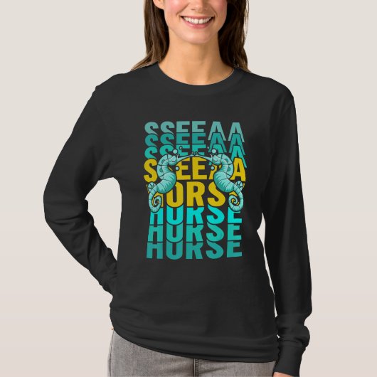 Cute Seahorse T-shirt (Voorkant)