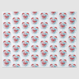 Cute Seahorses Christmas Tissue Paper Tissuepapier