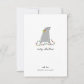 Cute Seal Kerstmis (Voorkant)