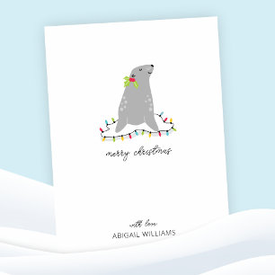 Cute Seal Kerstmis