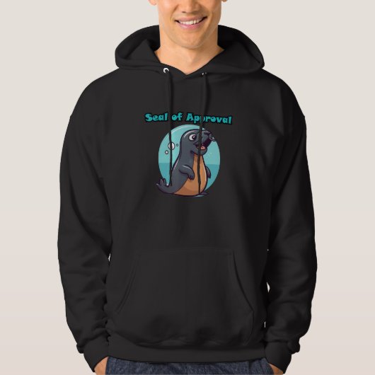 Cute Seal of Approval Hoodie (Voorkant)