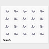 Cute Seal Ronde Sticker (Vel)