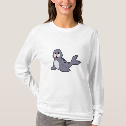 Cute Seal T-shirt (Voorkant)