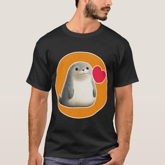 Cute Seal T-shirt (Voorkant)