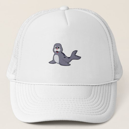 Cute Seal Trucker Pet (Voorkant)
