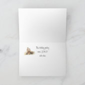 Cute Seals Daughter Birthday Watercolor Animals Kaart (Binnen)