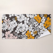 Cute Seamless Ditsy Floral Pattern. Colorful flowe Badhanddoek (Badhanddoek)