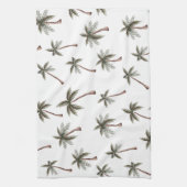 Cute Seamless Palm Trees Pattern, Summer Gift Theedoek (Verticaal)