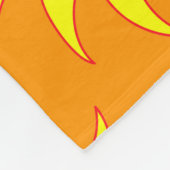 Cute seamless pattern of sun. Doodle hand drawn st Fleece Deken (Hoek)