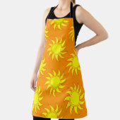 Cute seamless pattern of sun. Doodle hand drawn st Schort (Insitu)