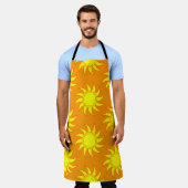 Cute seamless pattern of sun. Doodle hand drawn st Schort (Gedragen)
