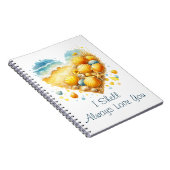 Cute Seashell Heart Beach Love Valentine's Day Notitieboek (Rechterzijde)