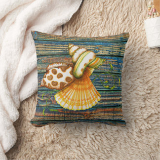 Cute Seashells Old Weathered Plantern Pattern Kussen