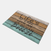 Cute Seaside Beachy Summer Quote Art Deurmat (Schuin)