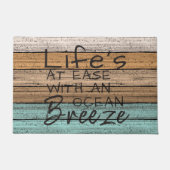 Cute Seaside Beachy Summer Quote Art Deurmat (Voorkant)