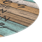 Cute Seaside Beachy Summer Quote Art Snijplank (Hoek)