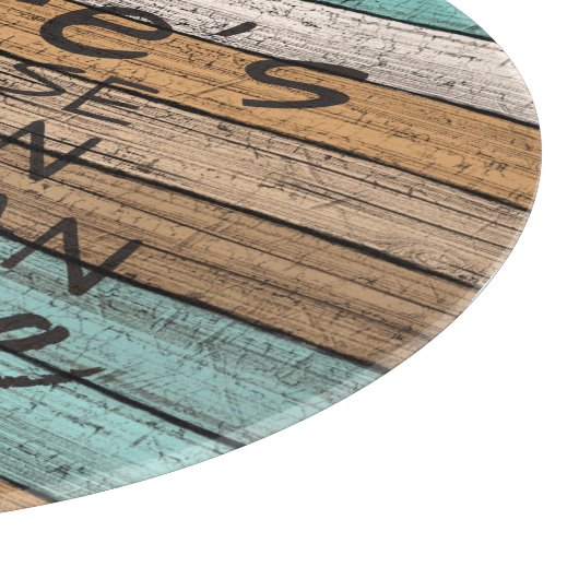 Cute Seaside Beachy Summer Quote Art Snijplank (Hoek)