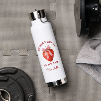 Cute Second Grade is my jam Back to School Teacher Waterfles