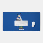 Cute secretaresse vogelbriefjes cartoon bureaumat (Keyboard & Muis)