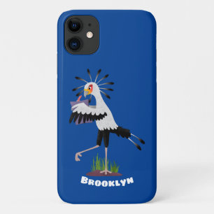Cute secretaresse vogelbriefjes cartoon Case-Mate iPhone case