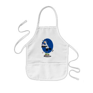 Cute secretaresse vogelbriefjes cartoon kinder schort