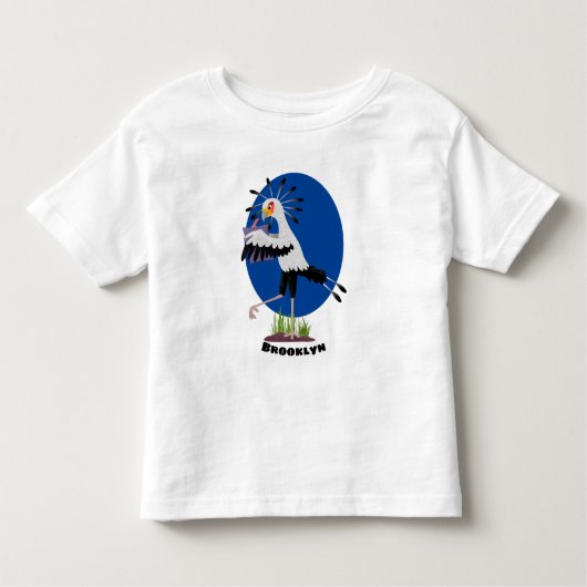 Cute secretaresse vogelbriefjes cartoon kinder shirts (Voorkant)