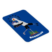 Cute secretaresse vogelbriefjes cartoon magneet (Rechterzijde)