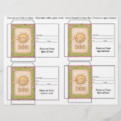 Cute Seed Packet Gift of Favor Flyer (Voorkant)