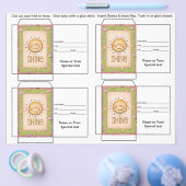 Cute Seed Packet Gift of Favor Flyer (Enkel)
