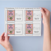 Cute Seed Packet Gift of Favor Flyer (Hand)