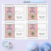 Cute Seed Packet Gift of Favor Flyer (Enkel)