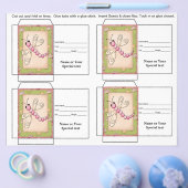 Cute Seed Packet Gift of Favor Flyer (Enkel)