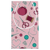 Cute Seing Thleing Pattern Roze Klein Cadeauzakje (Achterkant)