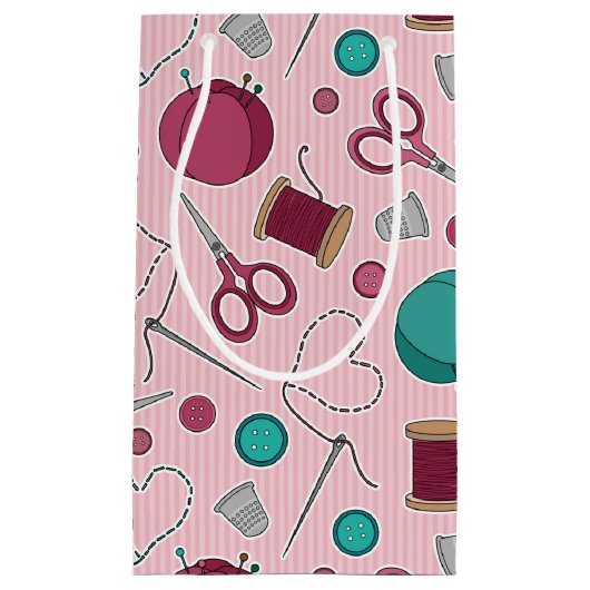 Cute Seing Thleing Pattern Roze Klein Cadeauzakje (Voorkant)