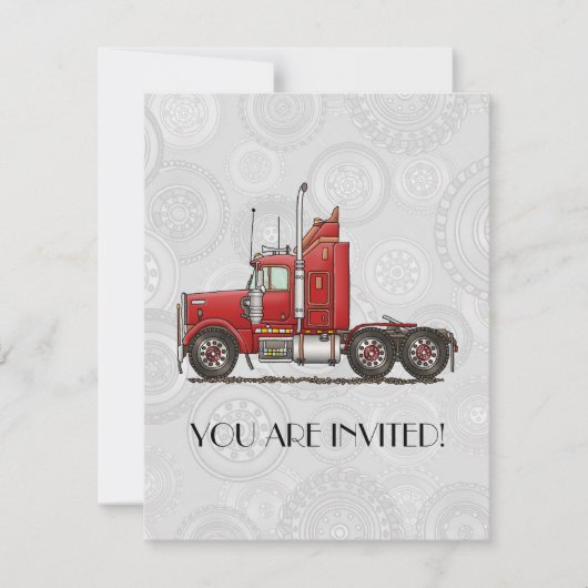 Cute Semi-Cab Kaart (Voorkant)