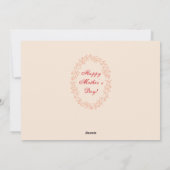 Cute Sentimental Quote keepomwille Photo Moederdag Feestdagenkaart (Achterkant)