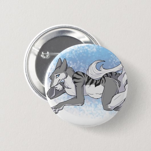 Cute Sergal Ronde Button 5,7 Cm (Voorkant /achterkant)
